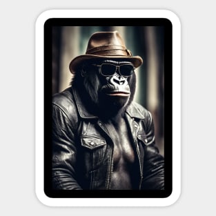 funny gorilla Sticker